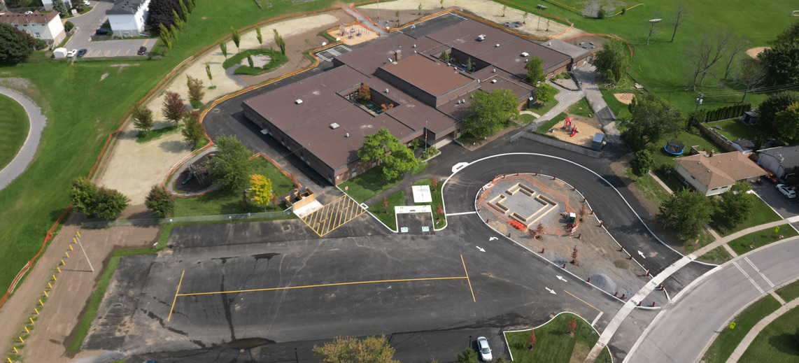 Grading & Drainage Improvements at Bayridge Public School