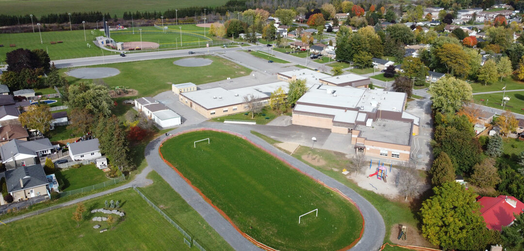 Drainage improvements at Amherstview Public School