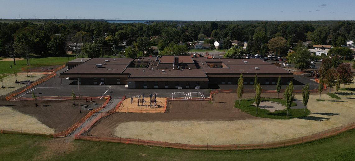 Grading & Drainage Improvements at Bayridge Public School