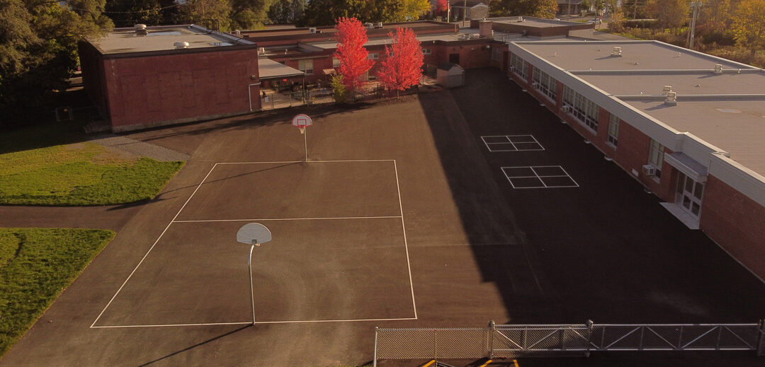 School yard improvements at Collins Bay Public School