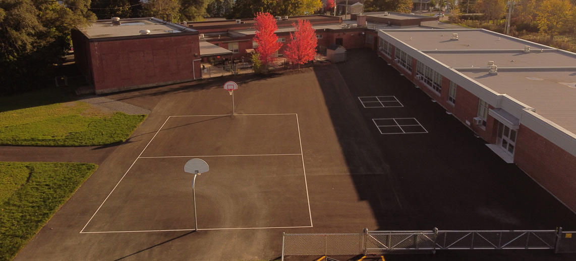 School yard improvements at Collins Bay Public School