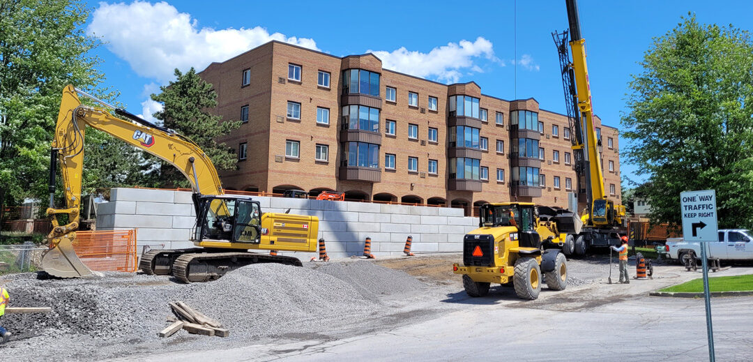 Retaining Wall Replacement at Frontenac Condominium Corp.