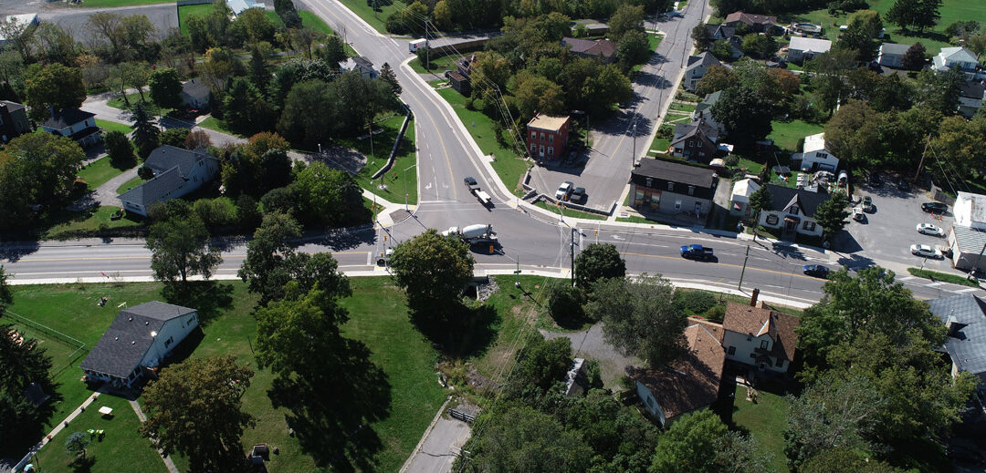 Harrowsmith Intersection and Roadworks
