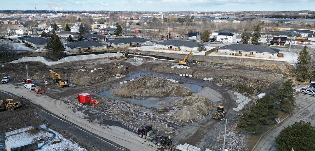 Millshouse Yards Retaining Wall